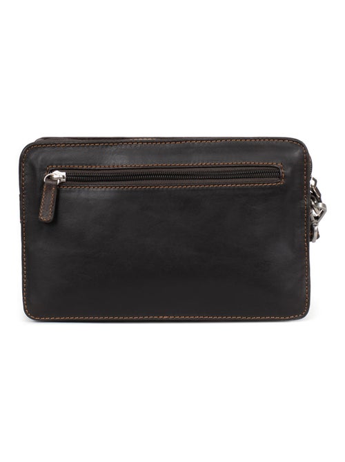 Pochette con tracolla - pelle félin hexagona - Kiabi