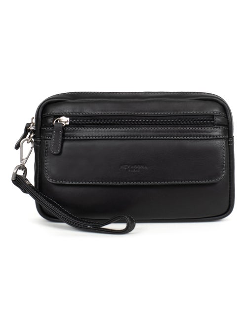 Pochette con tracolla - pelle félin hexagona - Kiabi