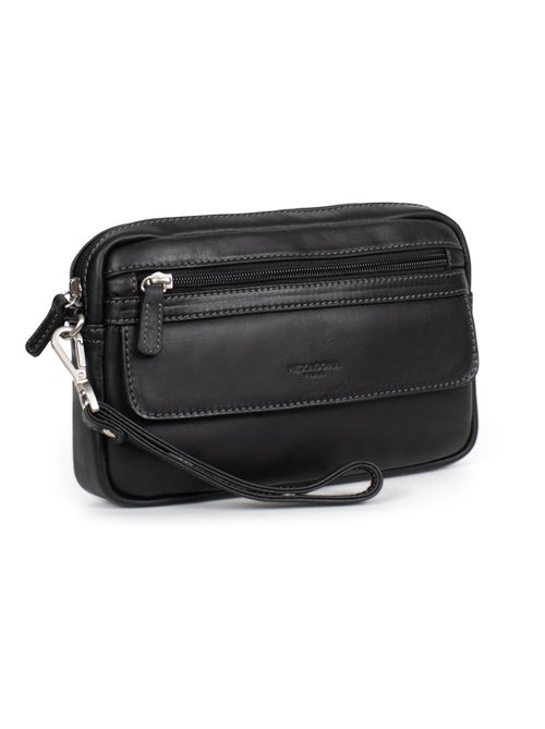 Pochette con tracolla - pelle félin hexagona - Kiabi