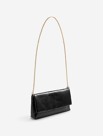 Pochette con tracolla dorata