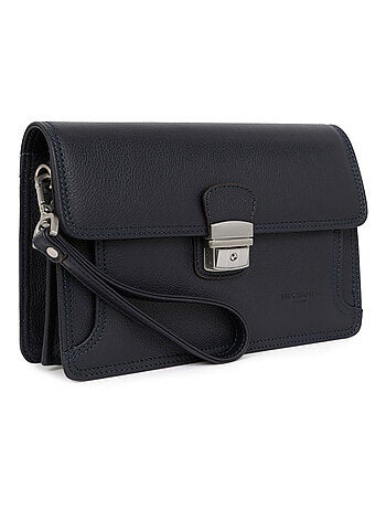Pochette dragonne - pelle confort hexagona