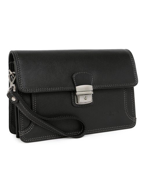 Pochette dragonne - pelle confort hexagona - Kiabi Pochette dragonne - pelle confort hexagona - Kiabi
