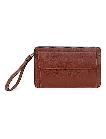 Pochette dragonne - pelle république hexagona