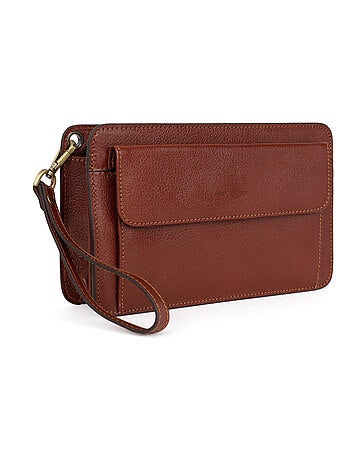 Pochette dragonne - pelle république hexagona
