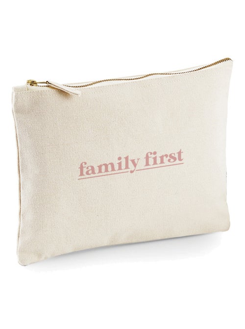 Pochette FAMILY FIRST ROSE - Kiabi