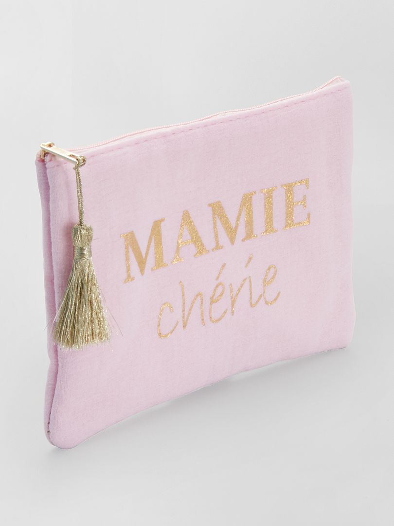 Pochette 'Mamie chérie' rosa chiaro - Kiabi