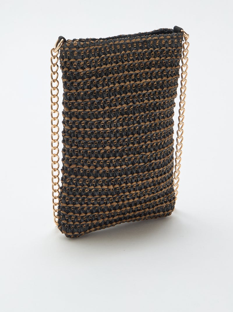 Pochette per telefono a tracolla Marrone - Kiabi