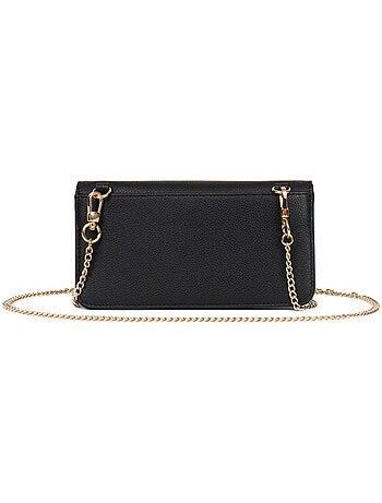 Pochette per telefono con portafoglio - 1 ante - Stop RFID - Pelle LUNA