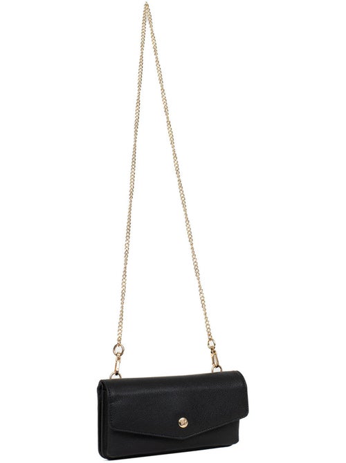 Pochette per telefono con portafoglio - 1 ante - Stop RFID - Pelle LUNA - Kiabi Pochette per telefono con portafoglio - 1 ante - Stop RFID - Pelle LUNA - Kiabi