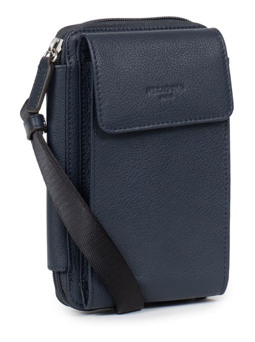 Pochette per telefono con portafoglio - stop rfid - pelle confort hexagona - Kiabi