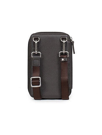Pochette per telefono con portafoglio - stop rfid - pelle confort hexagona