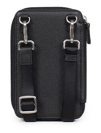 Pochette per telefono con portafoglio - stop rfid - pelle confort hexagona