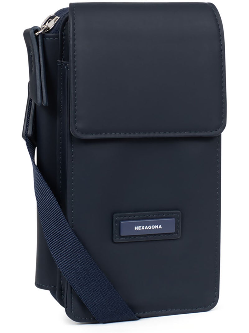 Pochette per telefono con portafoglio nami hexagona Blu notte - Kiabi