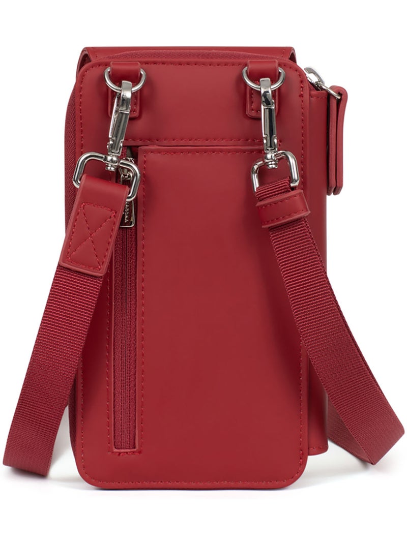 Pochette per telefono con portafoglio nami hexagona Rosso scuro - Kiabi