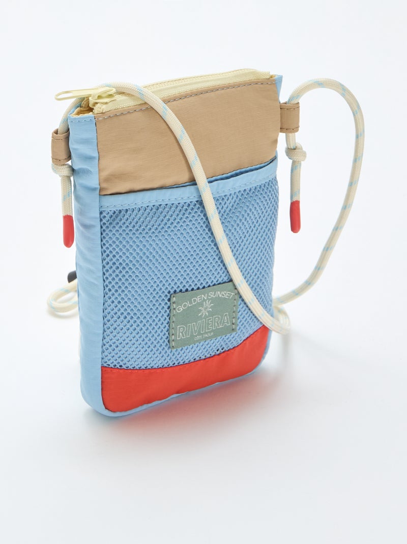 Pochette per telefono in tessuto Blu - Kiabi