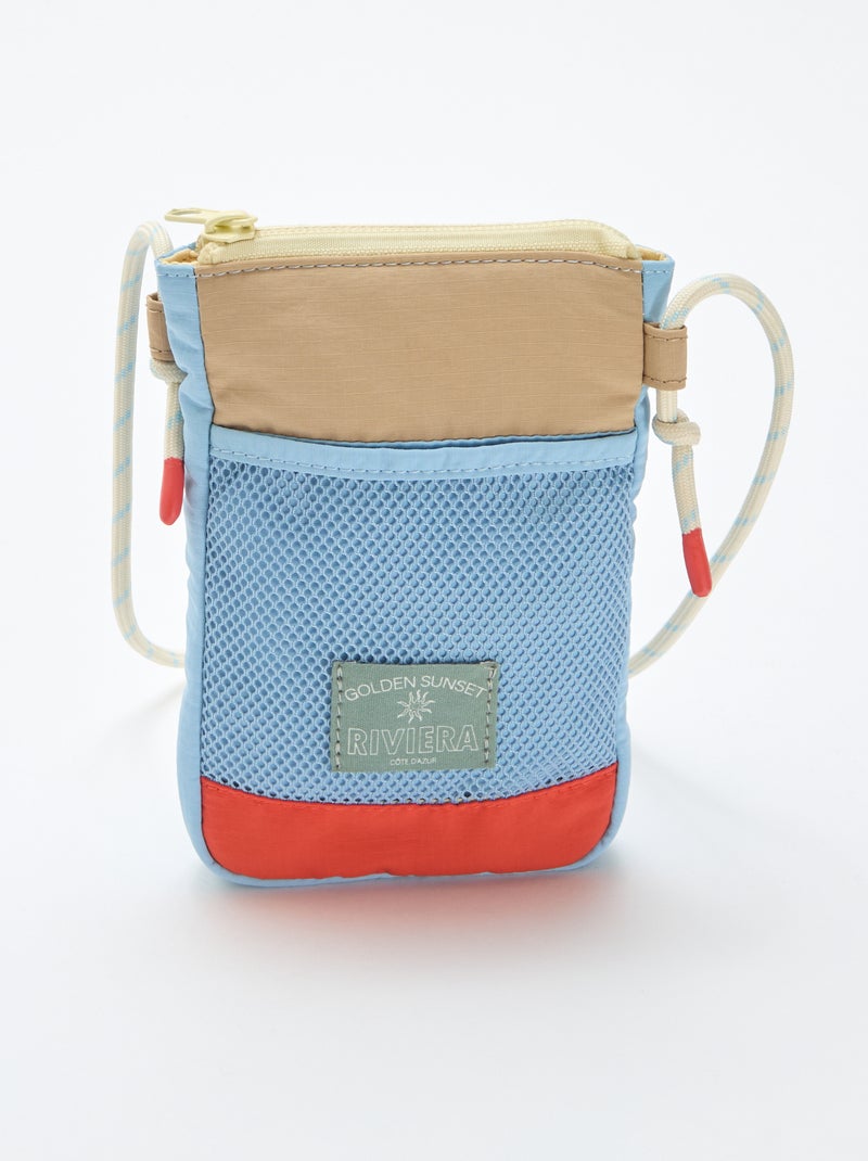 Pochette per telefono in tessuto Blu - Kiabi