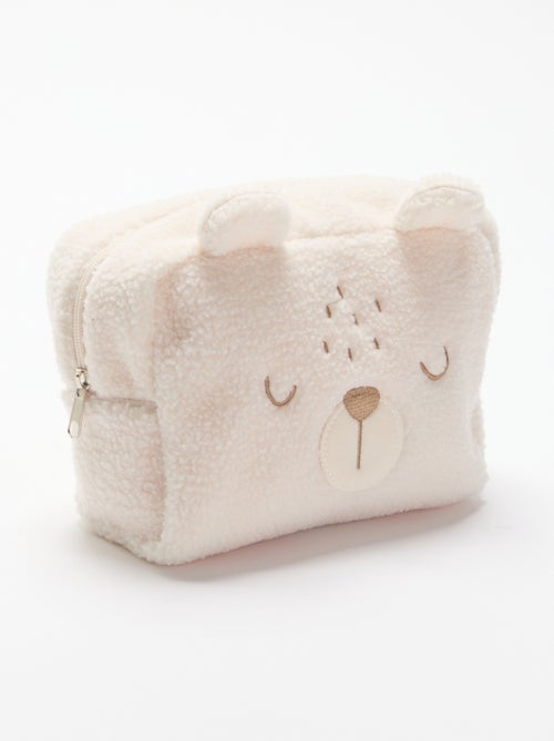 Pochette portaoggetti effetto montone - Kiabi Pochette portaoggetti effetto montone - Kiabi