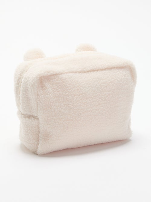 Pochette portaoggetti effetto montone - Kiabi Pochette portaoggetti effetto montone - Kiabi