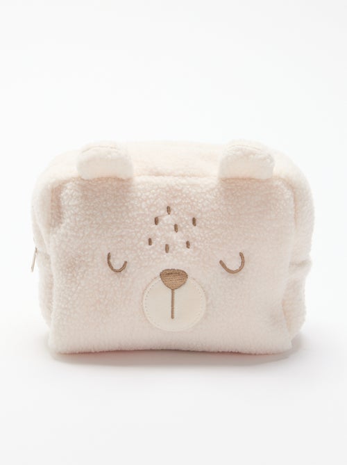 Pochette portaoggetti effetto montone - Kiabi Pochette portaoggetti effetto montone - Kiabi