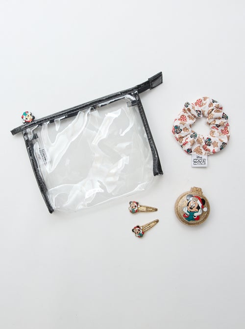 Pochette scrunchie + mollette per capelli + spazzola 'Disney' 'Minnie' - Kiabi