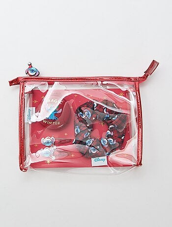 Pochette scrunchie + mollette per capelli + spazzola 'Disney' 'Minnie'