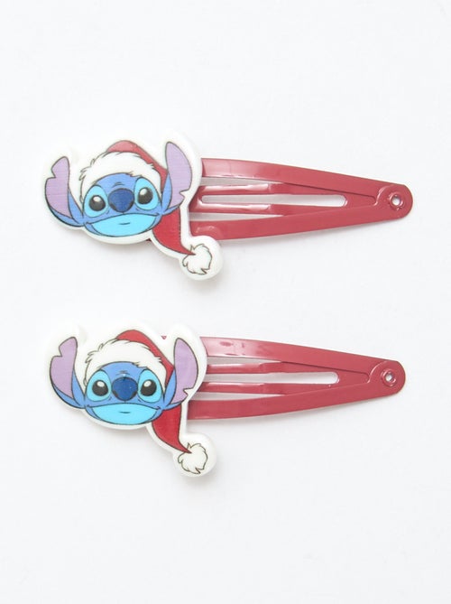 Pochette scrunchie + mollette per capelli + spazzola 'Disney' 'Stitch' - Kiabi