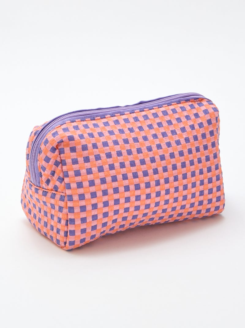 Pochette stampata con cerniera Viola - Kiabi