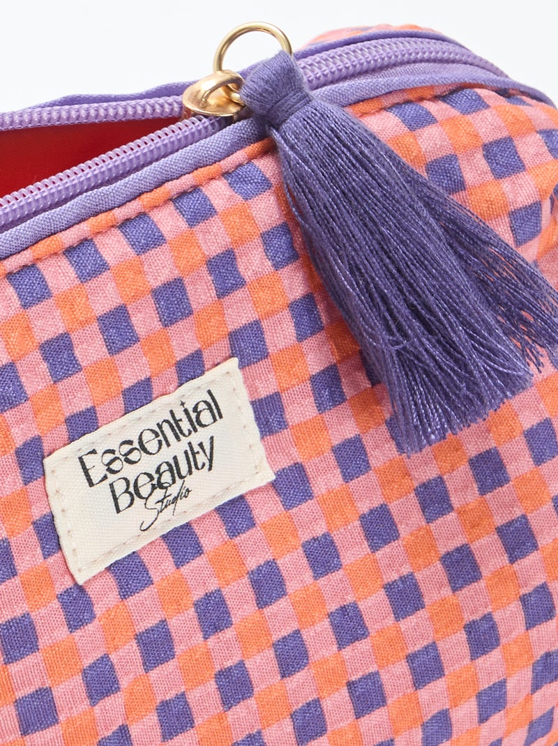Pochette stampata con cerniera Viola - Kiabi