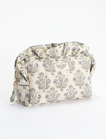 Pochette stampata in tessuto
