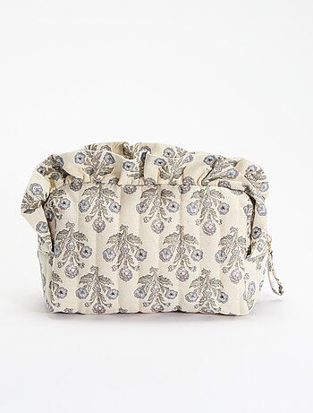 Pochette stampata in tessuto