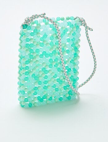 Pochette telefono con perle