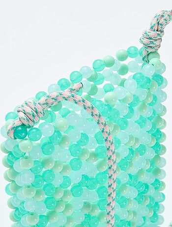Pochette telefono con perle