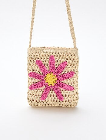 Pochette telefono intrecciata