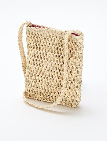 Pochette telefono intrecciata