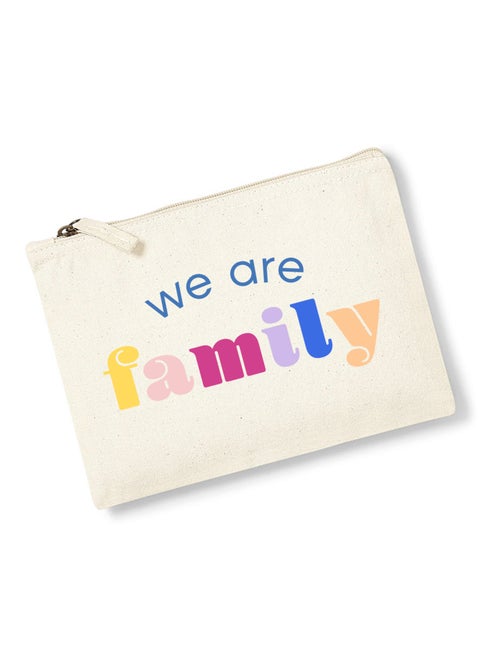 Pochette WE ARE FAMILY - Kiabi