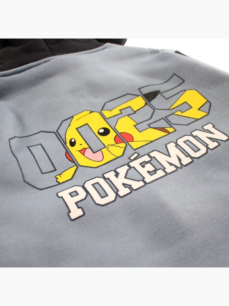 Pokemon - Felpa con cappuccio da bambino Blu - Kiabi