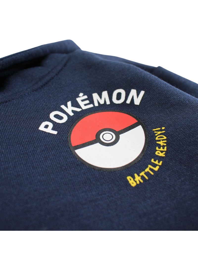 Pokemon - Felpa con cappuccio da bambino Nero - Kiabi