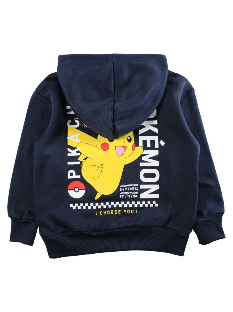 Pokemon - Felpa con cappuccio da bambino Nero - Kiabi