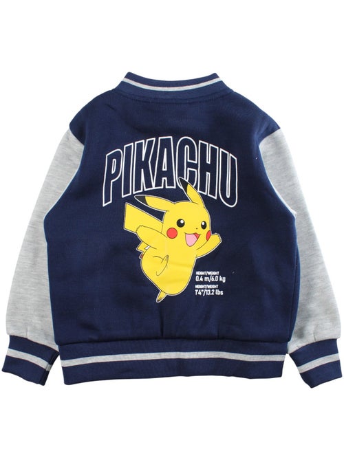 Pokemon - giacca teddy abbottonata con stampa, collo rotondo - Kiabi Pokemon - giacca teddy abbottonata con stampa, collo rotondo - Kiabi