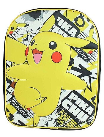Pokemon - zaino per bambini con licenza 3d, dimensioni 40x30x15 cm
