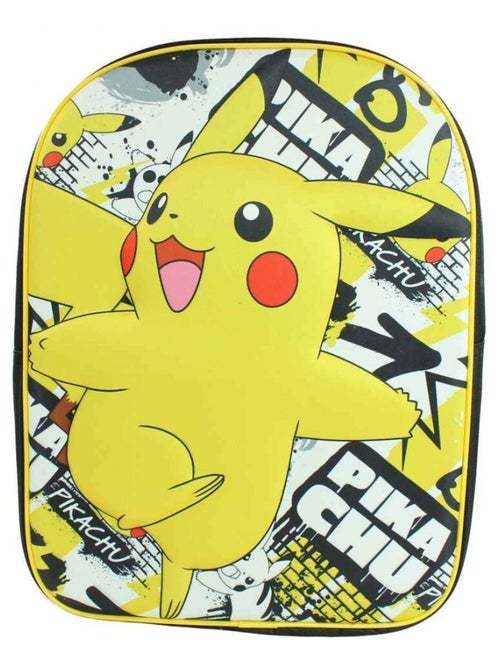 Pokemon - zaino per bambini con licenza 3d, dimensioni 40x30x15 cm - Kiabi