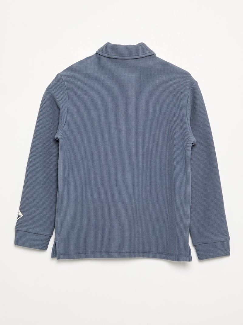 Polo a coste Grigio - Kiabi