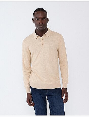 Polo a maglia con cashmere, mo fashion