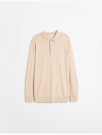 Polo a maglia con cashmere, mo fashion