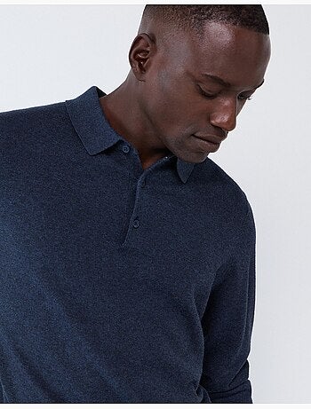 Polo a maglia con cashmere, mo fashion
