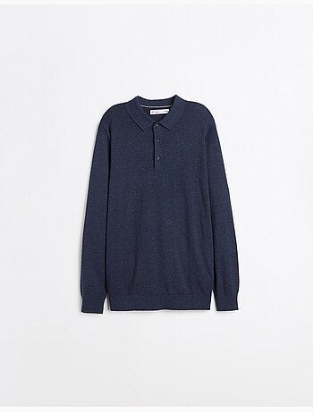 Polo a maglia con cashmere, mo fashion