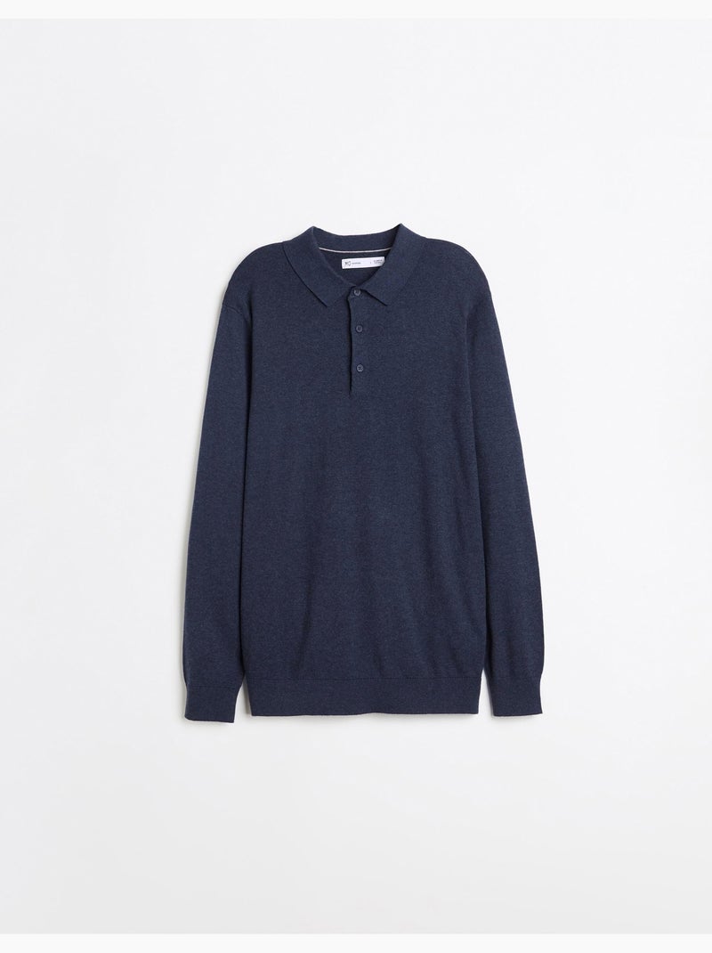 Polo a maglia con cashmere, mo fashion Blu - Kiabi