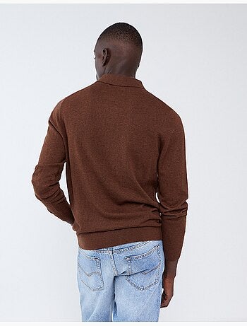 Polo a maglia con cashmere, mo fashion