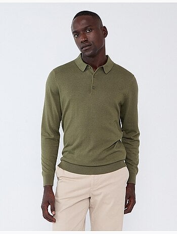 Polo a maglia con cashmere, mo fashion