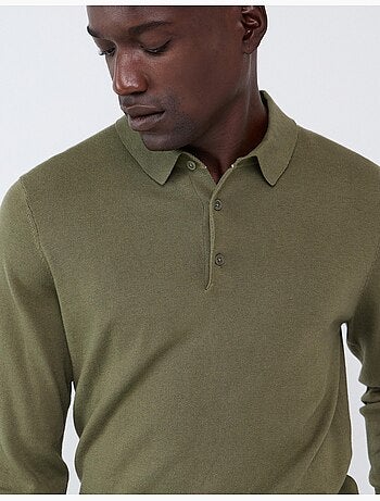 Polo a maglia con cashmere, mo fashion